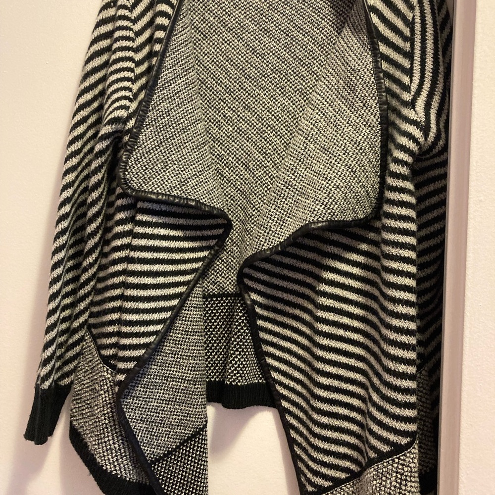 Grey and black cardigan